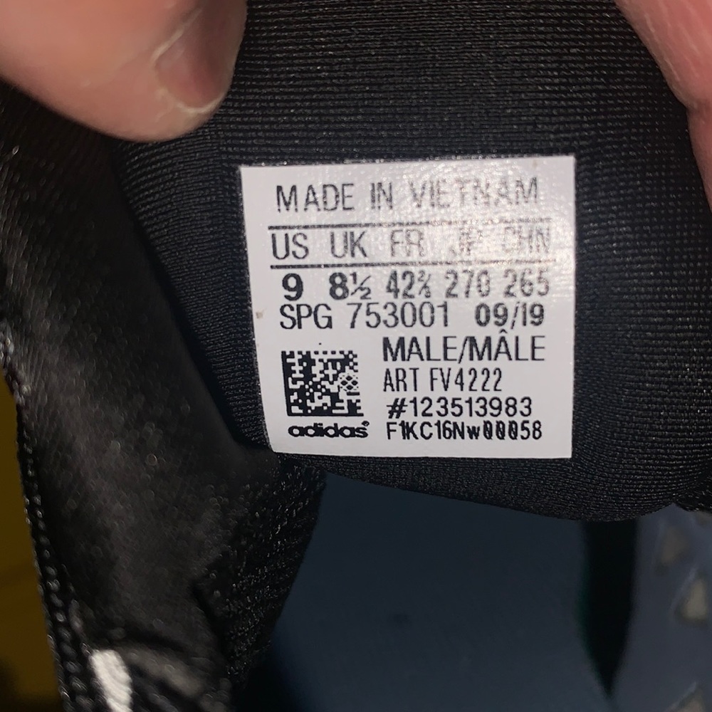 Adidas Icon V Trainer Iced Baseball shoe SZ 9 - Picture 10 of 13